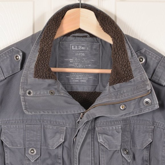 LL Bean M Utility Jacket Field Jacket - Picture 2 of 7